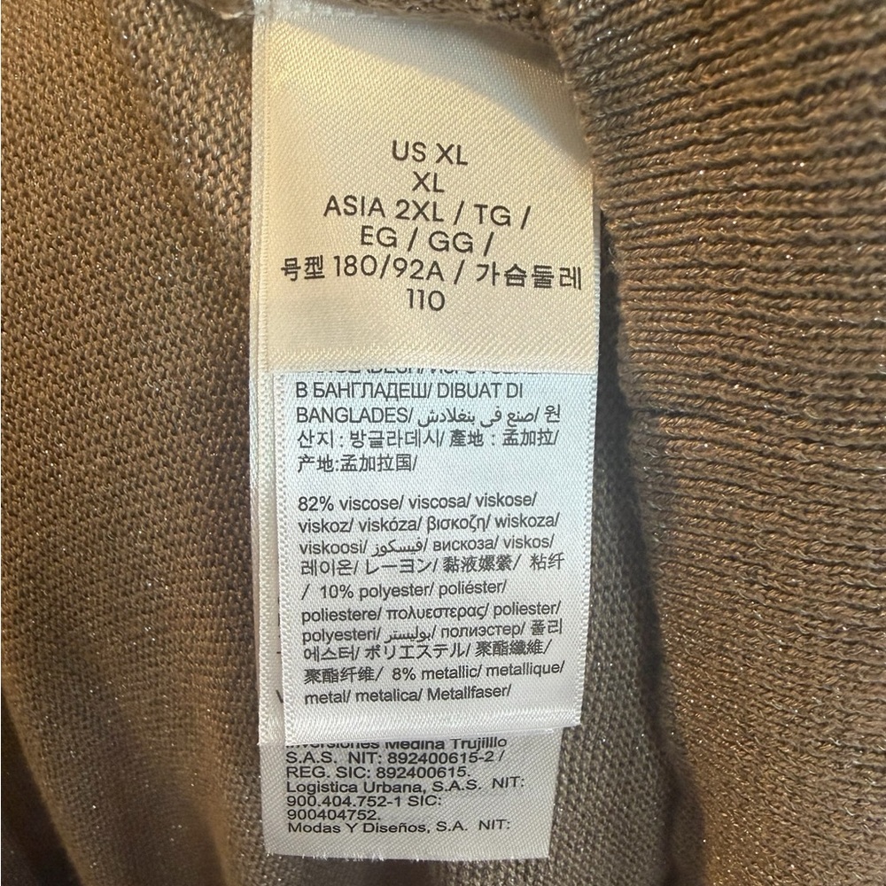Calvin Klein Beige Women's Turtleneck Sweater - Picture 6 of 7